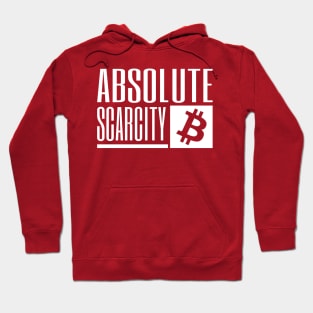 Bitcoin Absolute Scarcity - white Hoodie